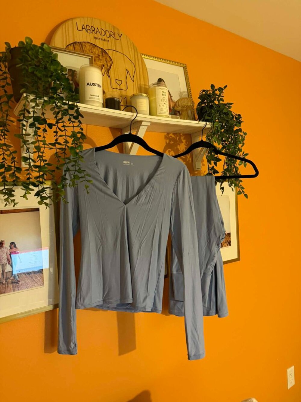 American Eagle OFFLINE Matching Set Yoga Pants + Long Sleeve Top M